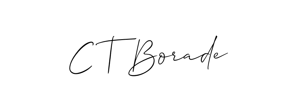 Check out images of Autograph of C T Borade name. Actor C T Borade Signature Style. Allison_Script is a professional sign style online. C T Borade signature style 2 images and pictures png