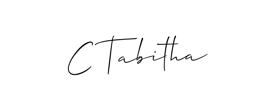 Once you've used our free online signature maker to create your best signature Allison_Script style, it's time to enjoy all of the benefits that C Tabitha name signing documents. C Tabitha signature style 2 images and pictures png