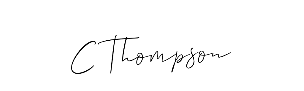 Once you've used our free online signature maker to create your best signature Allison_Script style, it's time to enjoy all of the benefits that C Thompson name signing documents. C Thompson signature style 2 images and pictures png