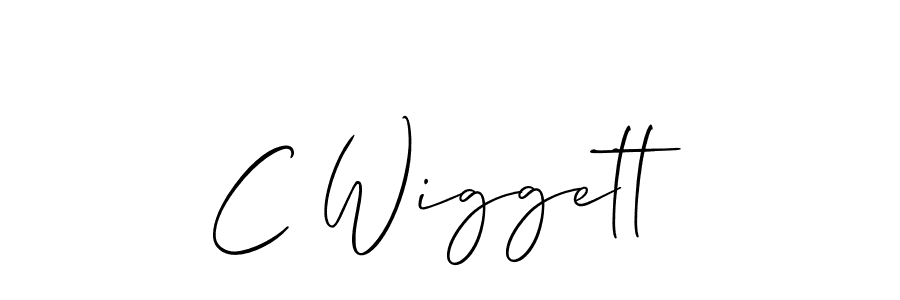 How to Draw C Wiggett signature style? Allison_Script is a latest design signature styles for name C Wiggett. C Wiggett signature style 2 images and pictures png