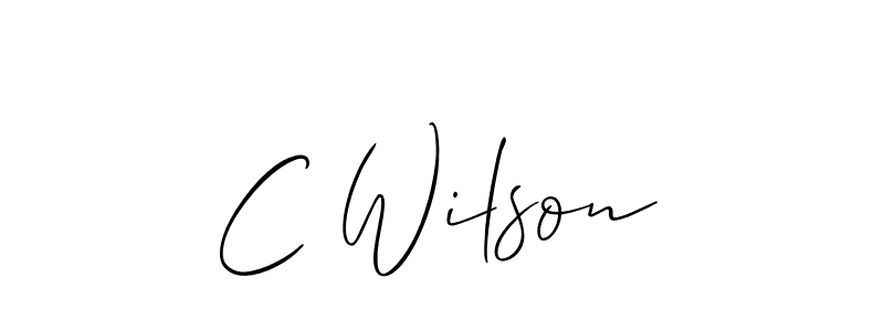 Make a short C Wilson signature style. Manage your documents anywhere anytime using Allison_Script. Create and add eSignatures, submit forms, share and send files easily. C Wilson signature style 2 images and pictures png