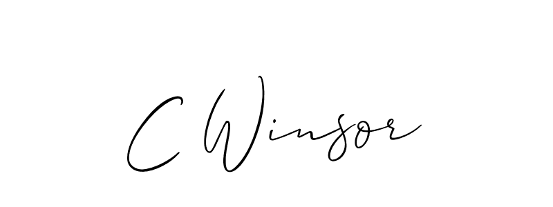 Make a beautiful signature design for name C Winsor. Use this online signature maker to create a handwritten signature for free. C Winsor signature style 2 images and pictures png