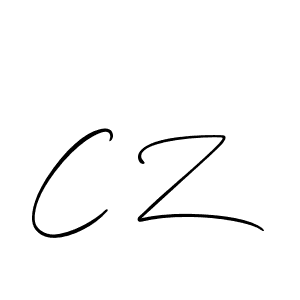 Also we have C Z name is the best signature style. Create professional handwritten signature collection using Allison_Script autograph style. C Z signature style 2 images and pictures png