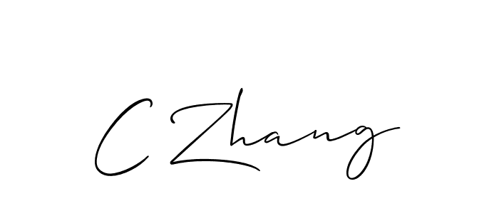 Check out images of Autograph of C Zhang name. Actor C Zhang Signature Style. Allison_Script is a professional sign style online. C Zhang signature style 2 images and pictures png