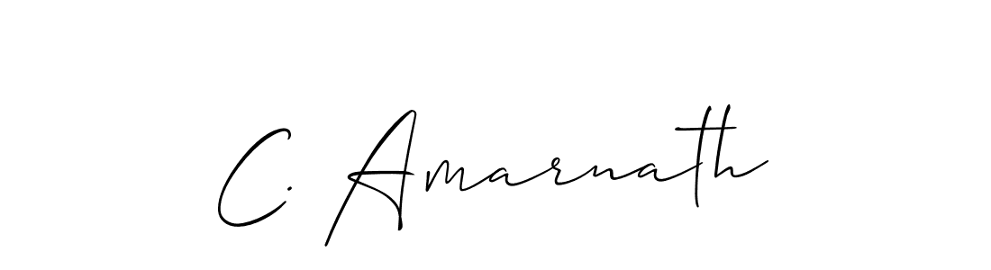 Allison_Script is a professional signature style that is perfect for those who want to add a touch of class to their signature. It is also a great choice for those who want to make their signature more unique. Get C. Amarnath name to fancy signature for free. C. Amarnath signature style 2 images and pictures png