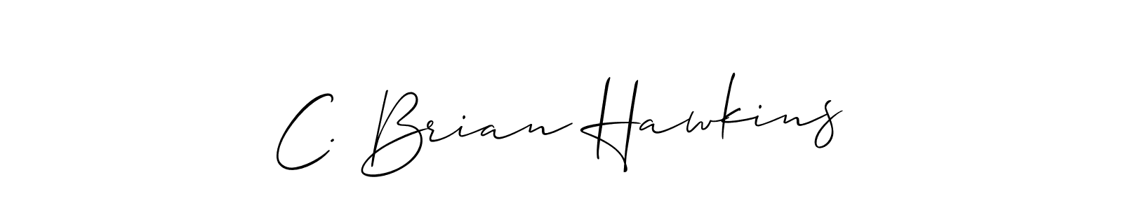 C. Brian Hawkins stylish signature style. Best Handwritten Sign (Allison_Script) for my name. Handwritten Signature Collection Ideas for my name C. Brian Hawkins. C. Brian Hawkins signature style 2 images and pictures png