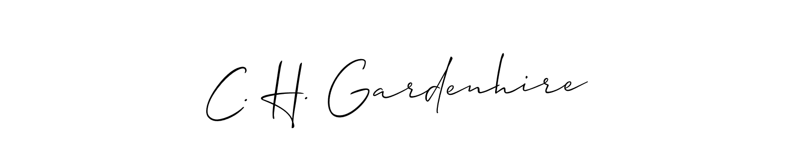 Make a beautiful signature design for name C. H. Gardenhire. Use this online signature maker to create a handwritten signature for free. C. H. Gardenhire signature style 2 images and pictures png