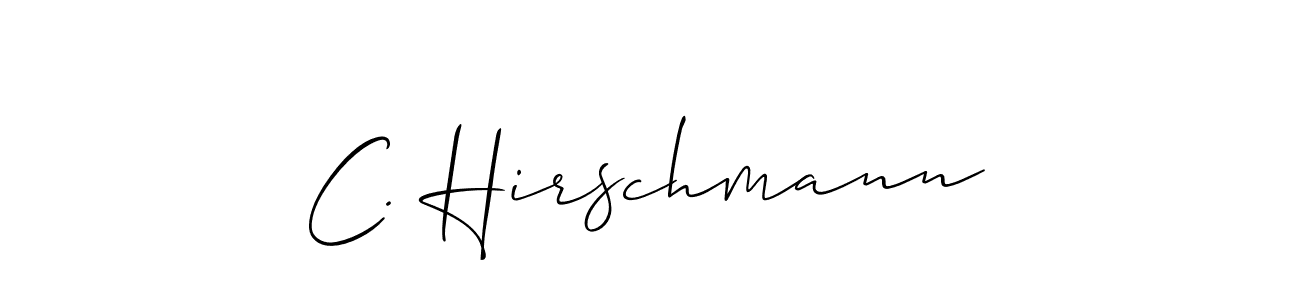 if you are searching for the best signature style for your name C. Hirschmann. so please give up your signature search. here we have designed multiple signature styles  using Allison_Script. C. Hirschmann signature style 2 images and pictures png