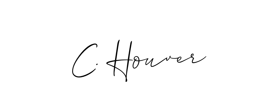 C. Houver stylish signature style. Best Handwritten Sign (Allison_Script) for my name. Handwritten Signature Collection Ideas for my name C. Houver. C. Houver signature style 2 images and pictures png