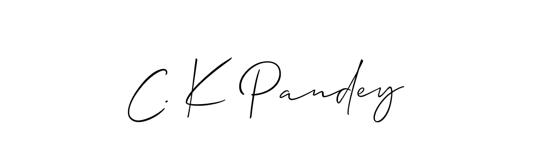 Here are the top 10 professional signature styles for the name C. K Pandey. These are the best autograph styles you can use for your name. C. K Pandey signature style 2 images and pictures png