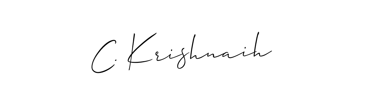 Here are the top 10 professional signature styles for the name C. Krishnaih. These are the best autograph styles you can use for your name. C. Krishnaih signature style 2 images and pictures png