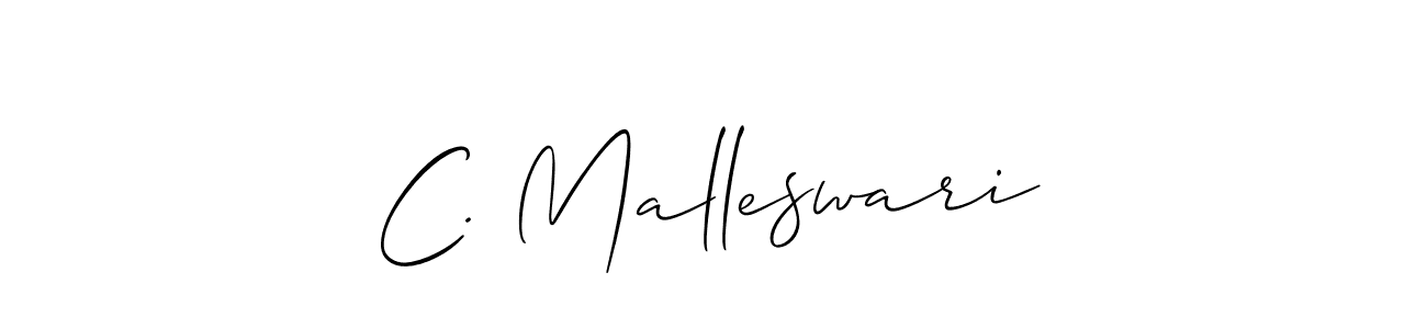 You can use this online signature creator to create a handwritten signature for the name C. Malleswari. This is the best online autograph maker. C. Malleswari signature style 2 images and pictures png