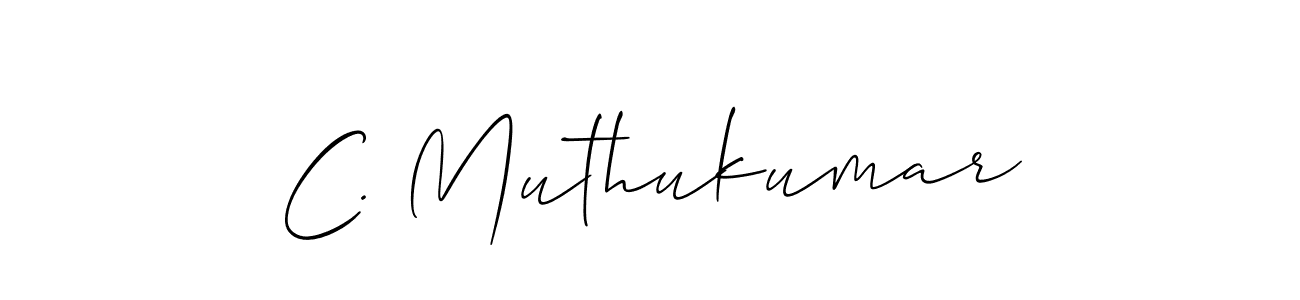Make a short C. Muthukumar signature style. Manage your documents anywhere anytime using Allison_Script. Create and add eSignatures, submit forms, share and send files easily. C. Muthukumar signature style 2 images and pictures png