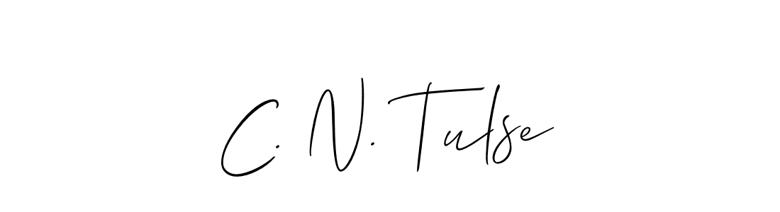 See photos of C. N. Tulse official signature by Spectra . Check more albums & portfolios. Read reviews & check more about Allison_Script font. C. N. Tulse signature style 2 images and pictures png