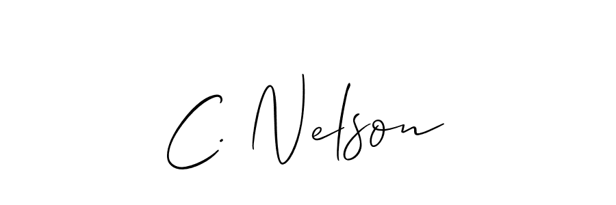 Make a beautiful signature design for name C. Nelson. Use this online signature maker to create a handwritten signature for free. C. Nelson signature style 2 images and pictures png