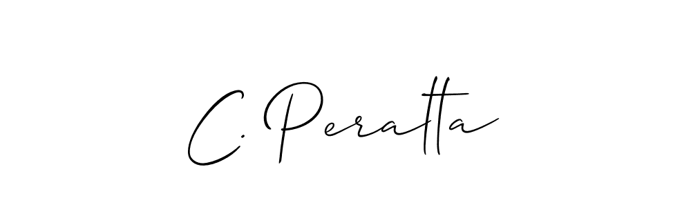 Make a short C. Peralta signature style. Manage your documents anywhere anytime using Allison_Script. Create and add eSignatures, submit forms, share and send files easily. C. Peralta signature style 2 images and pictures png