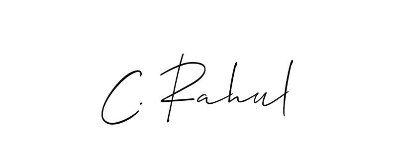 Once you've used our free online signature maker to create your best signature Allison_Script style, it's time to enjoy all of the benefits that C. Rahul name signing documents. C. Rahul signature style 2 images and pictures png