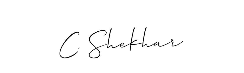 Once you've used our free online signature maker to create your best signature Allison_Script style, it's time to enjoy all of the benefits that C. Shekhar name signing documents. C. Shekhar signature style 2 images and pictures png