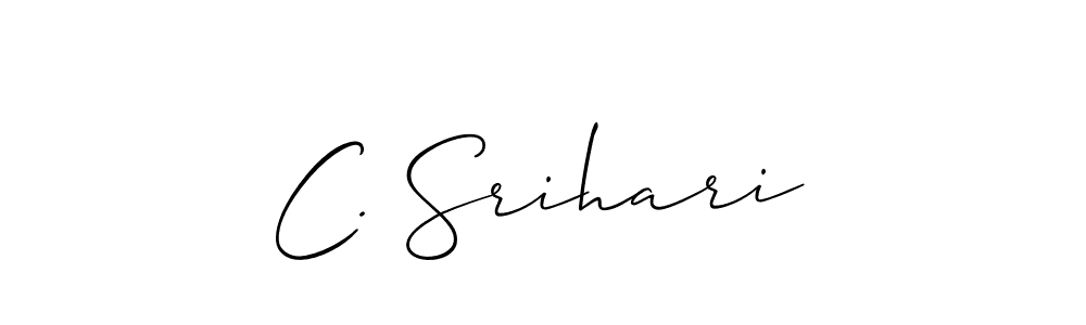 You can use this online signature creator to create a handwritten signature for the name C. Srihari. This is the best online autograph maker. C. Srihari signature style 2 images and pictures png