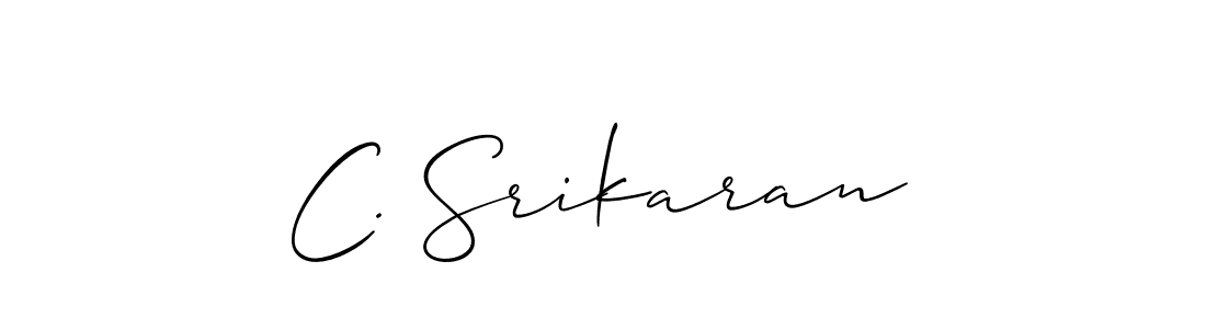 Check out images of Autograph of C. Srikaran name. Actor C. Srikaran Signature Style. Allison_Script is a professional sign style online. C. Srikaran signature style 2 images and pictures png