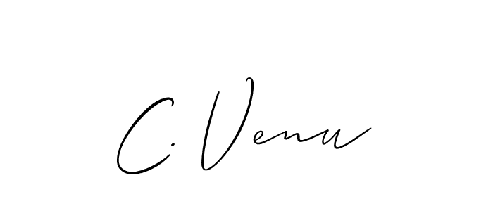 Once you've used our free online signature maker to create your best signature Allison_Script style, it's time to enjoy all of the benefits that C. Venu name signing documents. C. Venu signature style 2 images and pictures png