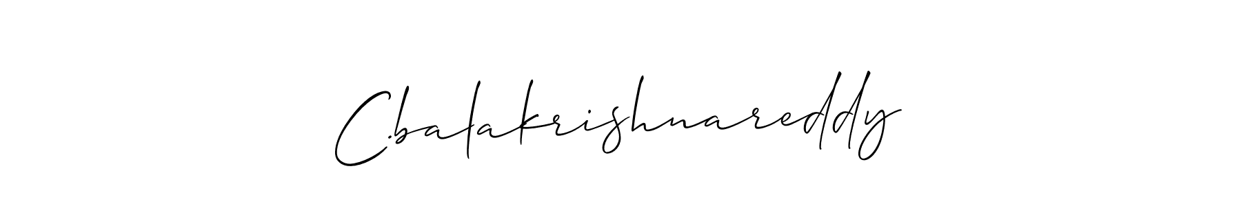 Also You can easily find your signature by using the search form. We will create C.balakrishnareddy name handwritten signature images for you free of cost using Allison_Script sign style. C.balakrishnareddy signature style 2 images and pictures png