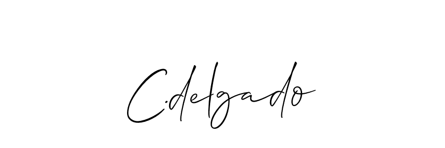 How to Draw C.delgado signature style? Allison_Script is a latest design signature styles for name C.delgado. C.delgado signature style 2 images and pictures png