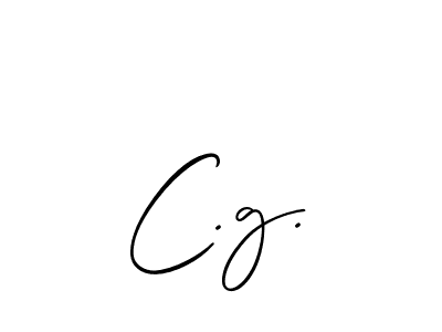 Also You can easily find your signature by using the search form. We will create C.g. name handwritten signature images for you free of cost using Allison_Script sign style. C.g. signature style 2 images and pictures png