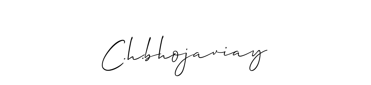 Best and Professional Signature Style for C.h.bhojaviay. Allison_Script Best Signature Style Collection. C.h.bhojaviay signature style 2 images and pictures png