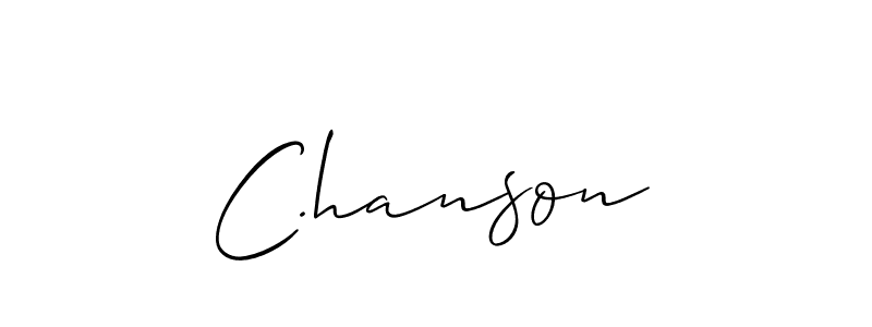 How to Draw C.hanson signature style? Allison_Script is a latest design signature styles for name C.hanson. C.hanson signature style 2 images and pictures png