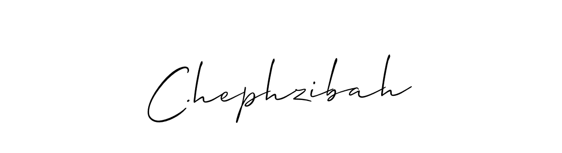 Design your own signature with our free online signature maker. With this signature software, you can create a handwritten (Allison_Script) signature for name C.hephzibah. C.hephzibah signature style 2 images and pictures png