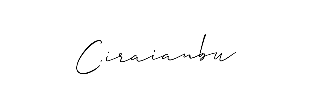 Check out images of Autograph of C.iraianbu name. Actor C.iraianbu Signature Style. Allison_Script is a professional sign style online. C.iraianbu signature style 2 images and pictures png