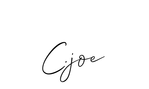 Once you've used our free online signature maker to create your best signature Allison_Script style, it's time to enjoy all of the benefits that C.joe name signing documents. C.joe signature style 2 images and pictures png