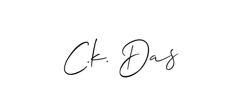 Use a signature maker to create a handwritten signature online. With this signature software, you can design (Allison_Script) your own signature for name C.k. Das. C.k. Das signature style 2 images and pictures png