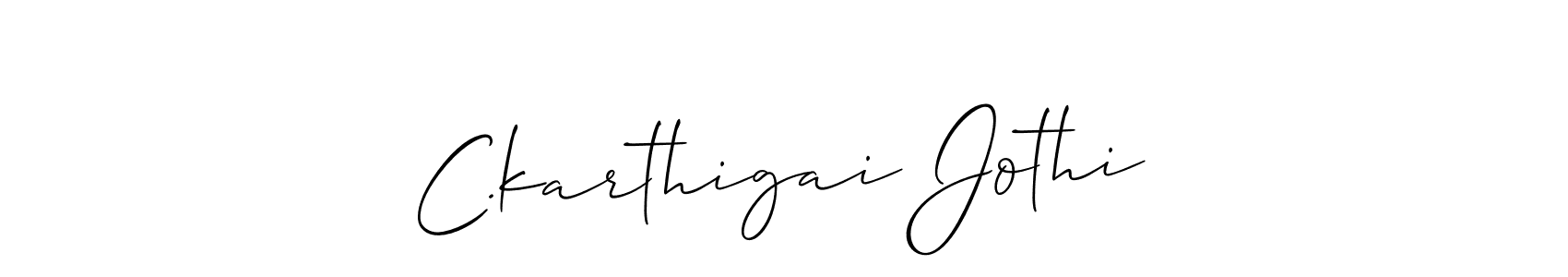 You can use this online signature creator to create a handwritten signature for the name C.karthigai Jothi. This is the best online autograph maker. C.karthigai Jothi signature style 2 images and pictures png