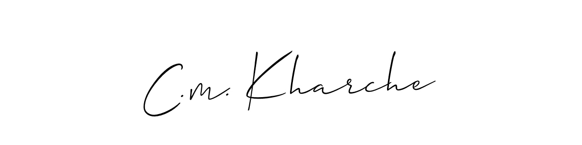 See photos of C.m. Kharche official signature by Spectra . Check more albums & portfolios. Read reviews & check more about Allison_Script font. C.m. Kharche signature style 2 images and pictures png