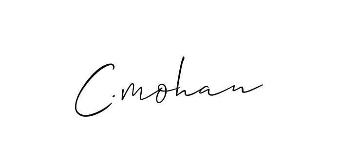Check out images of Autograph of C.mohan name. Actor C.mohan Signature Style. Allison_Script is a professional sign style online. C.mohan signature style 2 images and pictures png