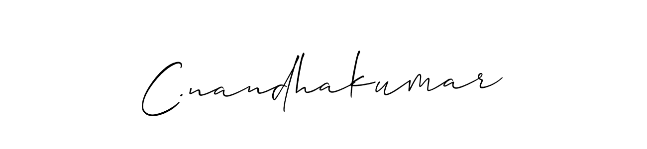 This is the best signature style for the C.nandhakumar name. Also you like these signature font (Allison_Script). Mix name signature. C.nandhakumar signature style 2 images and pictures png