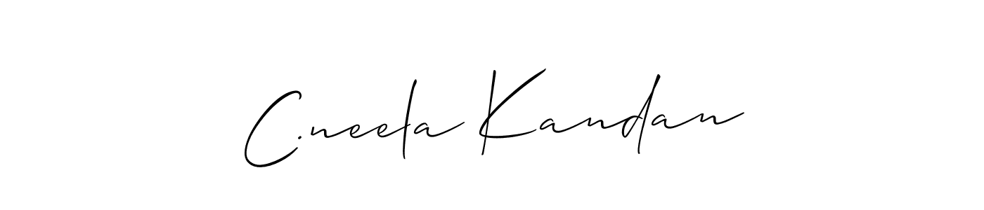 Check out images of Autograph of C.neela Kandan name. Actor C.neela Kandan Signature Style. Allison_Script is a professional sign style online. C.neela Kandan signature style 2 images and pictures png