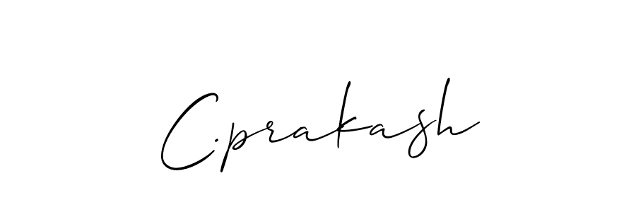 Use a signature maker to create a handwritten signature online. With this signature software, you can design (Allison_Script) your own signature for name C.prakash. C.prakash signature style 2 images and pictures png
