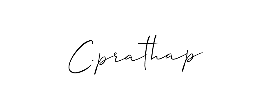 How to make C.prathap signature? Allison_Script is a professional autograph style. Create handwritten signature for C.prathap name. C.prathap signature style 2 images and pictures png