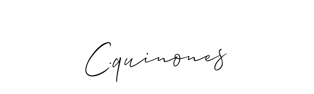 Make a beautiful signature design for name C.quinones. Use this online signature maker to create a handwritten signature for free. C.quinones signature style 2 images and pictures png