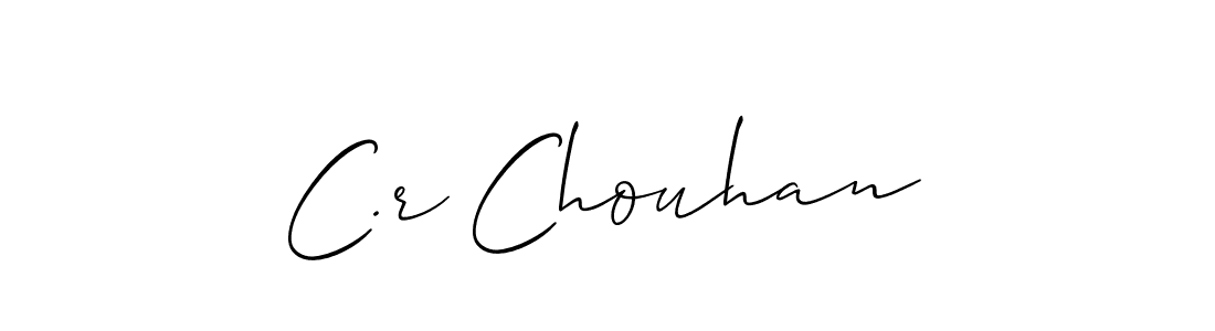 C.r Chouhan stylish signature style. Best Handwritten Sign (Allison_Script) for my name. Handwritten Signature Collection Ideas for my name C.r Chouhan. C.r Chouhan signature style 2 images and pictures png