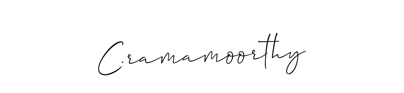 Make a beautiful signature design for name C.ramamoorthy. Use this online signature maker to create a handwritten signature for free. C.ramamoorthy signature style 2 images and pictures png