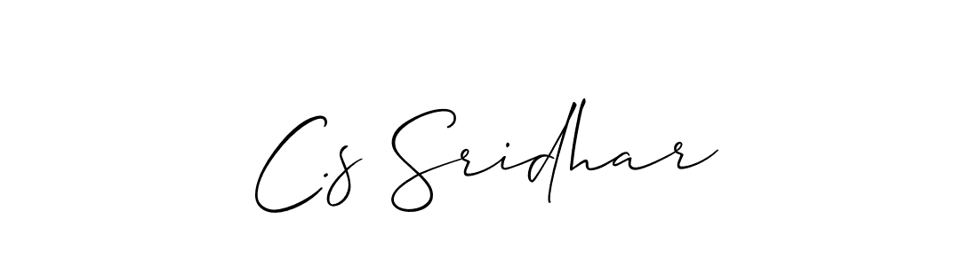 You can use this online signature creator to create a handwritten signature for the name C.s Sridhar. This is the best online autograph maker. C.s Sridhar signature style 2 images and pictures png