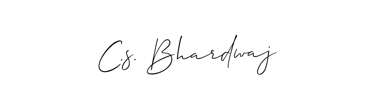 Also You can easily find your signature by using the search form. We will create C.s. Bhardwaj name handwritten signature images for you free of cost using Allison_Script sign style. C.s. Bhardwaj signature style 2 images and pictures png