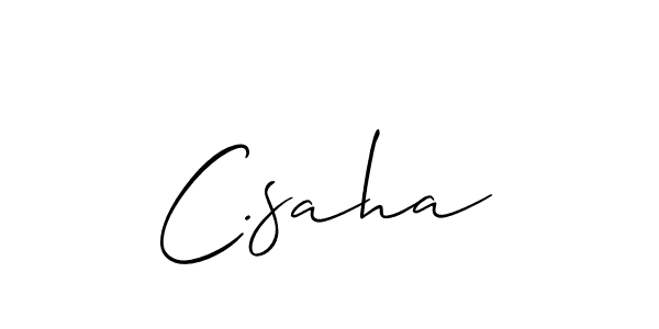 You can use this online signature creator to create a handwritten signature for the name C.saha. This is the best online autograph maker. C.saha signature style 2 images and pictures png