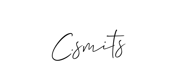 You can use this online signature creator to create a handwritten signature for the name C.smits. This is the best online autograph maker. C.smits signature style 2 images and pictures png