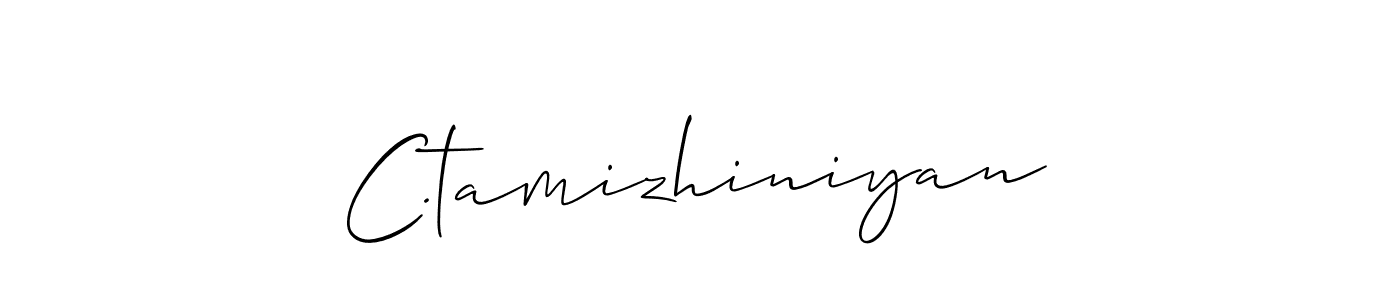 Make a beautiful signature design for name C.tamizhiniyan. Use this online signature maker to create a handwritten signature for free. C.tamizhiniyan signature style 2 images and pictures png