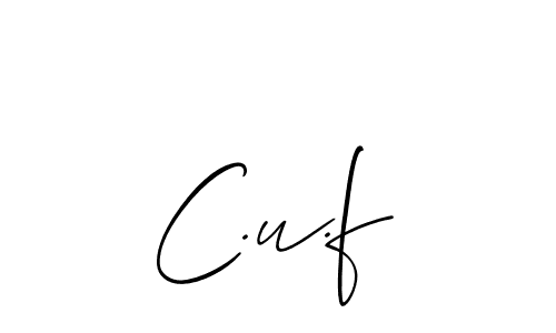 You can use this online signature creator to create a handwritten signature for the name C.u.f. This is the best online autograph maker. C.u.f signature style 2 images and pictures png